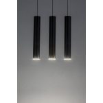 Rábalux 73037 Senobia Beltéri lámpa Függeszték fekete, fehér GU10 3X MAX 5, IP20