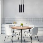 Rábalux 73037 Senobia Beltéri lámpa Függeszték fekete, fehér GU10 3X MAX 5, IP20