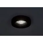 Rábalux 73042 Luiza Beltéri lámpa Ráépíthető és Beépíthető lámpa fekete,  GU10 1X MAX 25, IP20