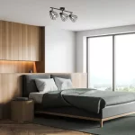 Rábalux 73069 Emerencia Beltéri lámpa, Spotlámpa, fekete-füstszínű üveg E14E14 3x MAX 40, IP20