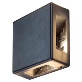   Rábalux 7317 Lippa Kültéri fali lámpa fekete- LED 6, IP54
