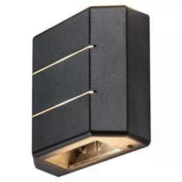   Rábalux 7319 Lippa Kültéri fali lámpa fekete- LED 6, IP54