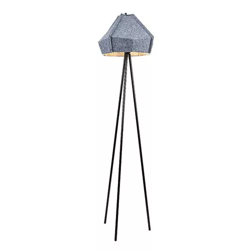 Rábalux 74000 Lomiro Beltéri lámpa, Állólámpa, szürke-szürke E27E27 1x MAX 40, IP20