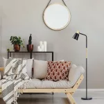Rábalux 74003 Azim Állólámpa fekete-fekete E27 1x MAX 40, IP20