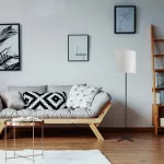 Rábalux 74011 Izander Állólámpa fekete-fehér E27 1x MAX 40, IP20