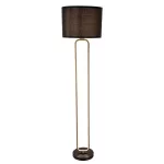 Rábalux 74043 Domiro Beltéri lámpa, Állólámpa, arany-fekete E27LED 30+ E27 1X MAX 60, IP20