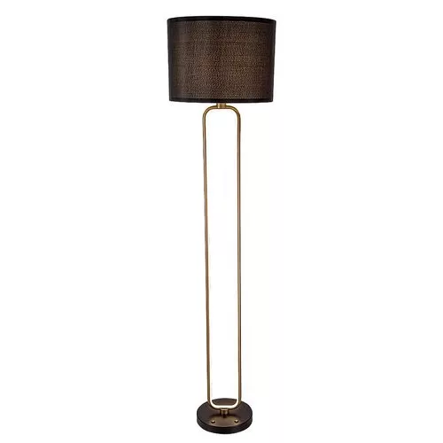 Rábalux 74043 Domiro Beltéri lámpa, Állólámpa, arany-fekete E27LED 30+ E27 1X MAX 60, IP20