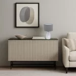 Rábalux 74047 Luxin Beltéri lámpa, Asztali lámpa, füstszínű üveg-szürke E14E14 1x MAX 40, IP20