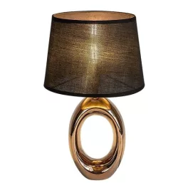   Rábalux 74063 Dalora Beltéri lámpa, Asztali lámpa, bronz-fekete E14E14 1x MAX 25, IP20