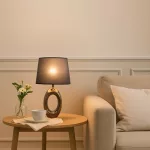 Rábalux 74063 Dalora Beltéri lámpa, Asztali lámpa, bronz-fekete E14E14 1x MAX 25, IP20