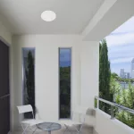 Rábalux 7406 Hort Kültéri fali lámpa/ Kültéri mennyezeti fehér-fehér LED 15, IP54