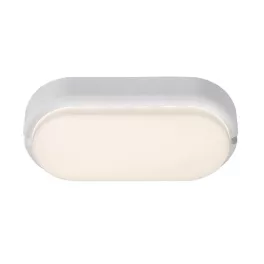   Rábalux 7408 Hort Kültéri fali lámpa/ Kültéri mennyezeti fehér-fehér LED 15, IP54