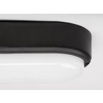 Rábalux 7409 Hort Kültéri fali lámpa/ Kültéri mennyezeti fekete-fehér LED 15, IP54