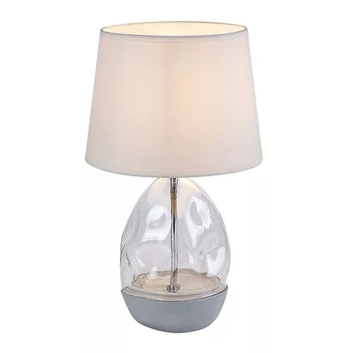 Rábalux 74227 Apolonia Beltéri lámpa, Asztali lámpa, fehér-fehér E27E27 1x MAX 40, IP20