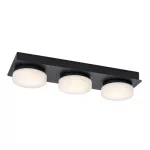 Rábalux 75003 Attichus Fürdőszobai lámpa matt fekete-fehér LED 18, IP44
