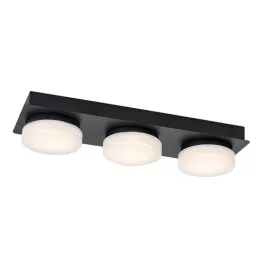   Rábalux 75003 Attichus Fürdőszobai lámpa matt fekete-fehér LED 18, IP44