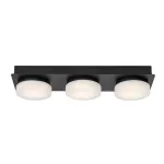 Rábalux 75003 Attichus Fürdőszobai lámpa matt fekete-fehér LED 18, IP44