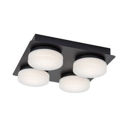   Rábalux 75004 Attichus Fürdőszobai lámpa matt fekete-fehér LED 21, IP44
