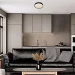 Rábalux 75009 Larcia Mennyezeti lámpa fekete-fehér LED 18, IP44