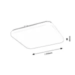 Rábalux 75015 Vendel Mennyezeti lámpa fehér-fehér LED 24, IP20