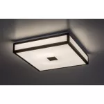 Rábalux 75033 Zoya Beltéri lámpa Fürdőszobai lámpa fekete, fehér LED 24, természetes fehér (3500-5000 K), IP44