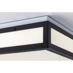Rábalux 75033 Zoya Beltéri lámpa Fürdőszobai lámpa fekete, fehér LED 24, természetes fehér (3500-5000 K), IP44