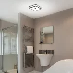 Rábalux 75033 Zoya Beltéri lámpa Fürdőszobai lámpa fekete, fehér LED 24, természetes fehér (3500-5000 K), IP44