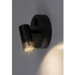 Rábalux 75040 Kadir Beltéri lámpa, Fürdőszobai lámpa, fekete/ arany-átlátszó LED 3, IP20
