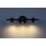 Rábalux 75042 Kadir Beltéri lámpa, Fürdőszobai lámpa, fekete/ arany-átlátszó LED 9, IP44