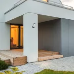 Rábalux 7504 Palanga Kültéri fali lámpa antracit-fehér LED 12, IP44