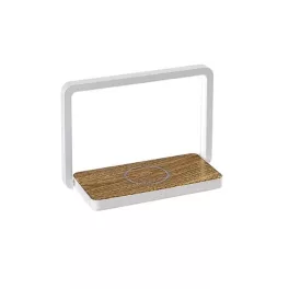   Rábalux 76005 Buldus Asztali lámpa tölgy-matt fehér LED 4, IP20