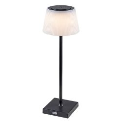   Rábalux 76010 Taena Asztali lámpa fekete-fehér LED 4, IP44