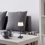 Rábalux 76010 Taena Asztali lámpa fekete-fehér LED 4, IP44