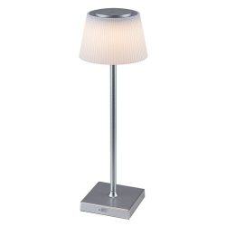  Rábalux 76013 Taena Asztali lámpa ezüst-fehér LED 4, IP44