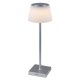 Rábalux 76013 Taena Asztali lámpa ezüst-fehér LED 4, IP44