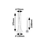 Rábalux 76026 Poppilol Beltéri lámpa, Dekor lámpa, ezüst-átlátszó LED 25, IP20