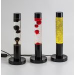 Rábalux 76027 Lavastic Beltéri lámpa, Dekor lámpa, fekete-átlátszó LED 25, IP20