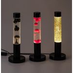 Rábalux 76029 Lavastic Beltéri lámpa, Dekor lámpa, fekete-átlátszó LED 25, IP20