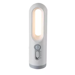   Rábalux 76108 Radko Beltéri lámpa, Mozgásérzékelős lámpa, fehér-fehér LED 0,8, IP20