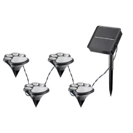   Rábalux 77001 Wigry Napelemes lámpa fekete-fehér LED 0,06, IP44