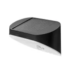 Rábalux 77006 Brezno Napelemes lámpa fekete-fehér LED 3,2, IP44