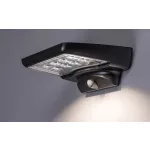 Rábalux 77014 Moselle Napelemes lámpa fekete-átlátszó LED 4, IP44