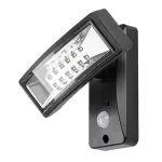 Rábalux 77019 Valpovo Napelemes lámpa fekete-átlátszó LED 2,4, IP44