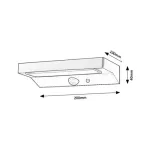 Rábalux 77023 Korana Napelemes lámpa fekete-fehér LED 6, IP44