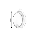 Rábalux 77029 Hitura Kültéri fali lámpa fehér-fehér LED 15, IP54