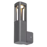 Rábalux 77033 Kalisz Kültéri lámpa Kültéri fali lámpa antracit, fehér LED 7, meleg fehér (2700-3000K), IP54
