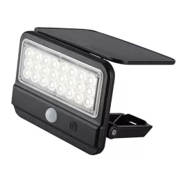   Rábalux 77040 Flaxton Kültéri lámpa Napelemes lámpa fekete, átlátszó LED 7, természetes fehér (3500-5000 K), IP54