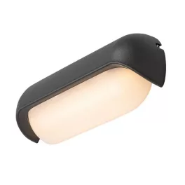   Rábalux 77041 Hulst Kültéri lámpa Kültéri fali lámpa antracit, fehér LED 13, meleg fehér (2700-3000K), IP65