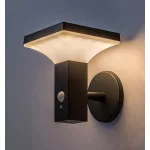 Rábalux 77044 Geleen Kültéri lámpa Napelemes lámpa fekete, fehér LED 4, meleg fehér (2700-3000K), IP44