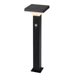   Rábalux 77045 Geleen Kültéri lámpa Napelemes lámpa fekete, fehér LED 4, meleg fehér (2700-3000K), IP44
